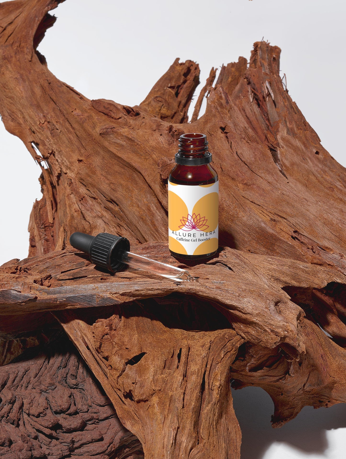 Bottle of Nature Meds on a wooden surface with a white background