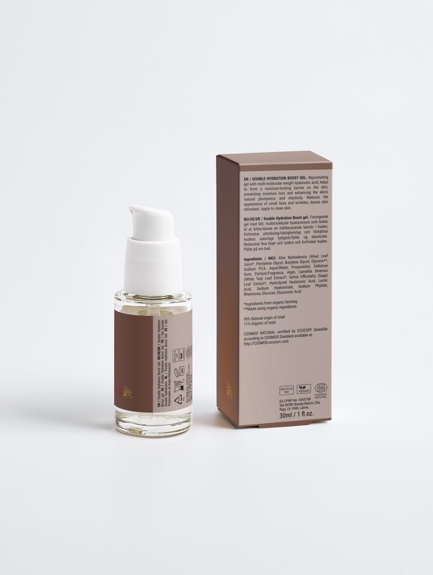 Gel Hidratant Față cu Acid Hialuronic Aloe – Anti-aging