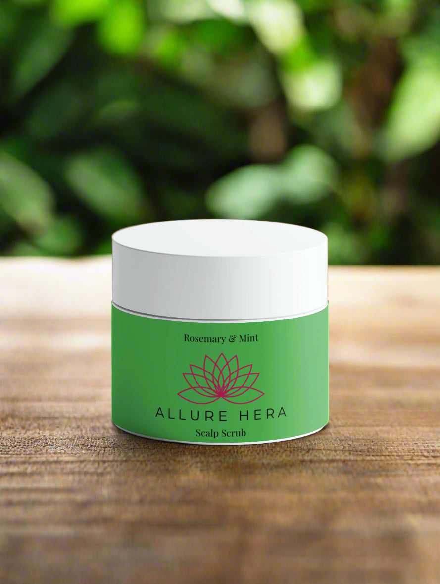 Exfoliant pentru scalp cu curățare profundă, rozmarin și mentă