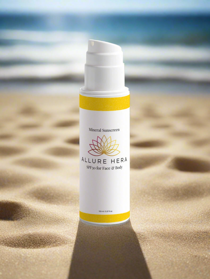 Cremă minerală de protecție solară SPF30 – pentru față și corp