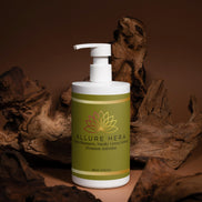 Șampon lucios, Vetiver verde afumat (Chrysopogon zizanioides), 400 ml