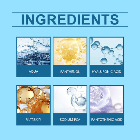 Serul cu acid hialuronic OUHOE B5 hidratează și hrănește pielea feței