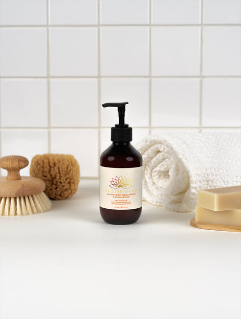 Ser de corp Silk Skin, Condimente & Santal