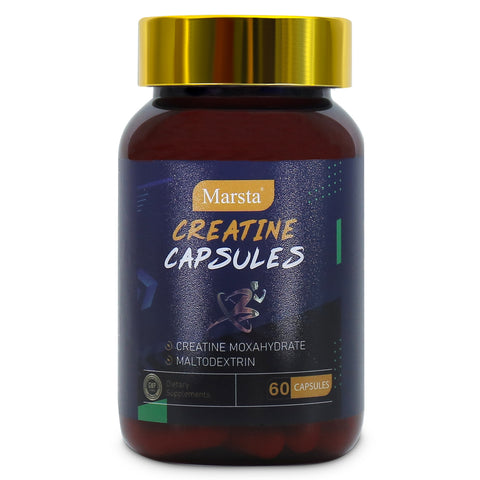 Pure Creatine Supplement – 90 Capsules Fitness Booster