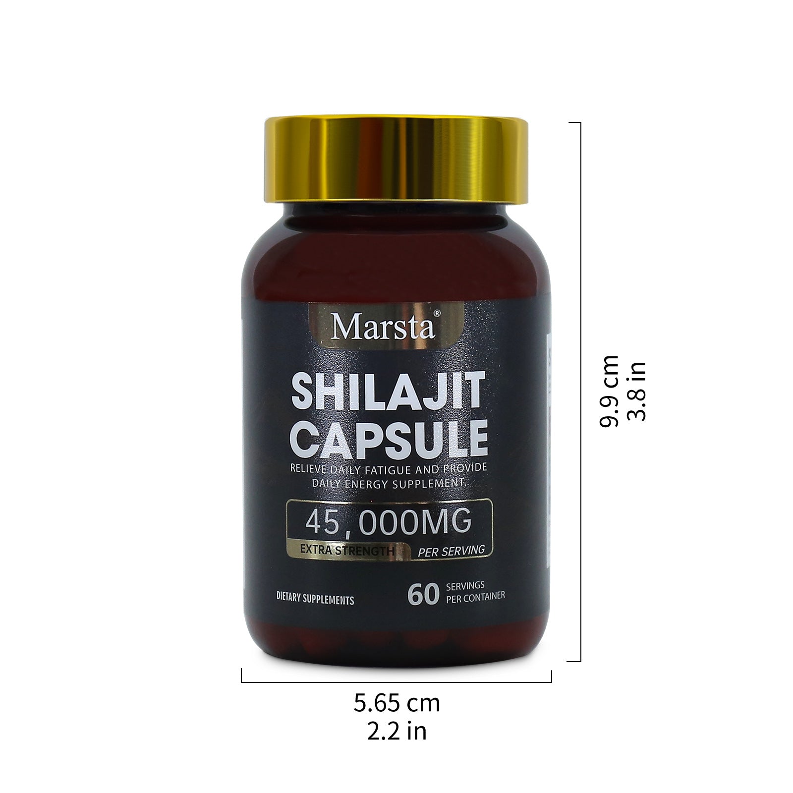 Supliment Pur de Shilajit – 60 Capsule pentru Vitalitate
