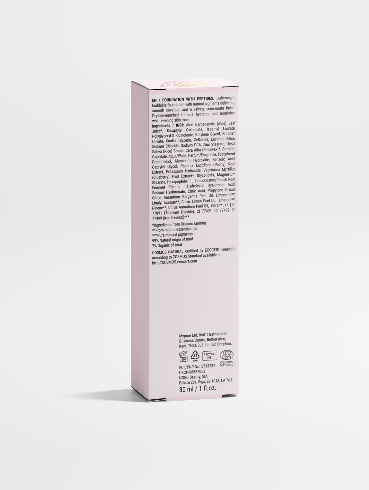 ALLURE HERA Foundation with Peptides, 15 Light Cool