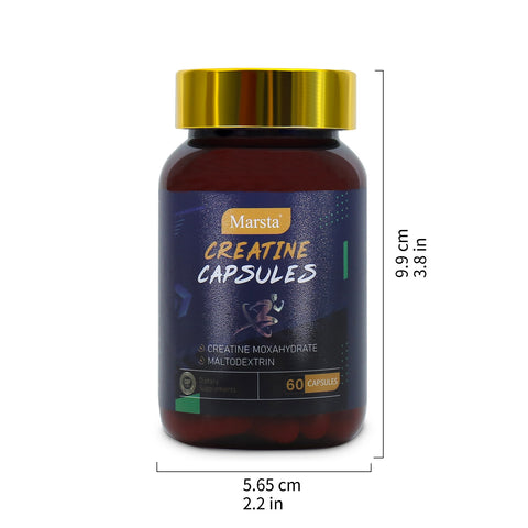 Pure Creatine Supplement – 90 Capsules Fitness Booster