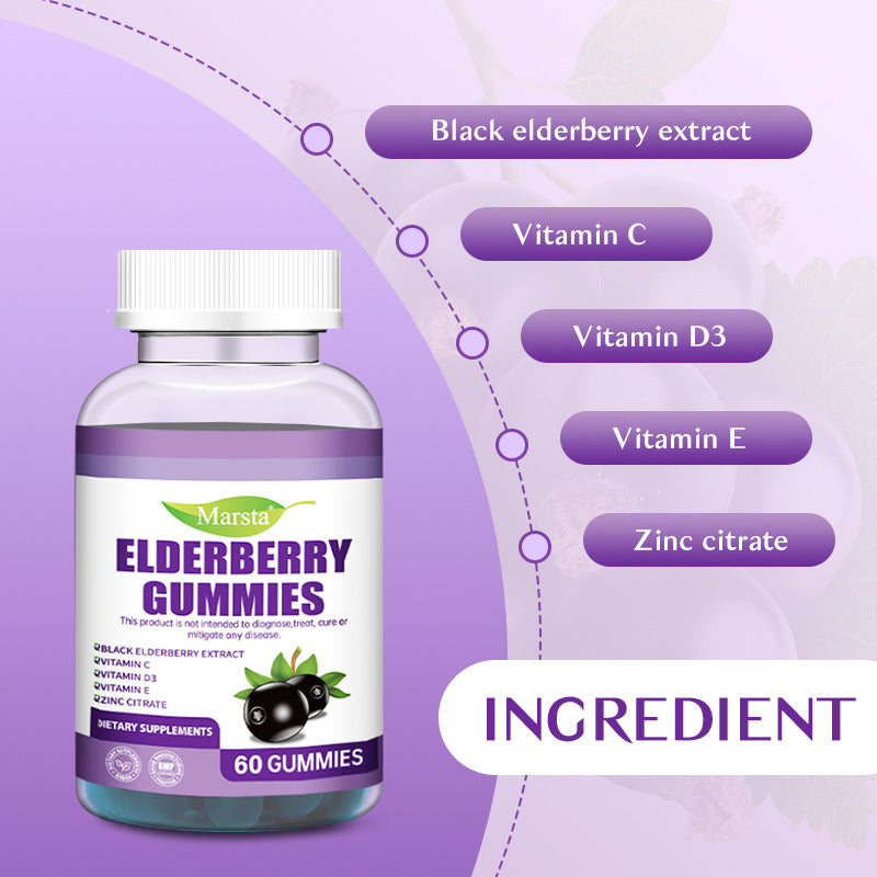 Elderberry Gummies – Imunitate Naturală și Antioxidanți