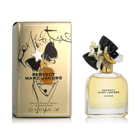 Marc Jacobs Perfect perfume bottle and packaging on a white background