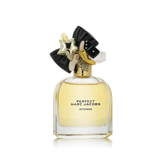 Marc Jacobs Perfect Intense perfume bottle on a white background