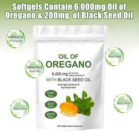 Oregano Oil Capsules – Natural Immune and Antioxidant Support