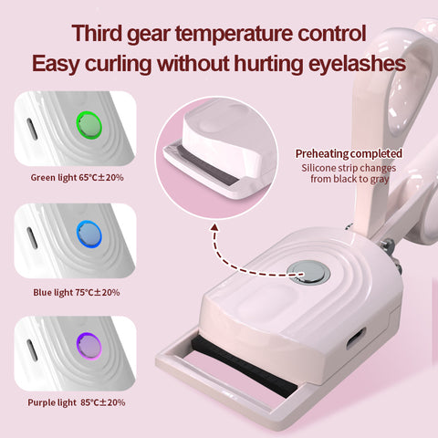 Curler electric pentru gene, ușor de utilizat și perfect pentru un look deosebit