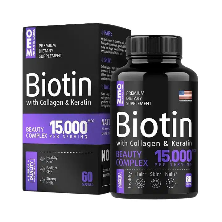 Complex de Vitamine B și Biotină – Energie și Frumusețe Naturală
