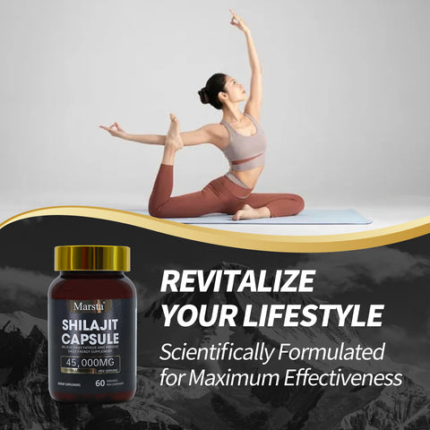 Supliment Pur de Shilajit – 60 Capsule pentru Vitalitate