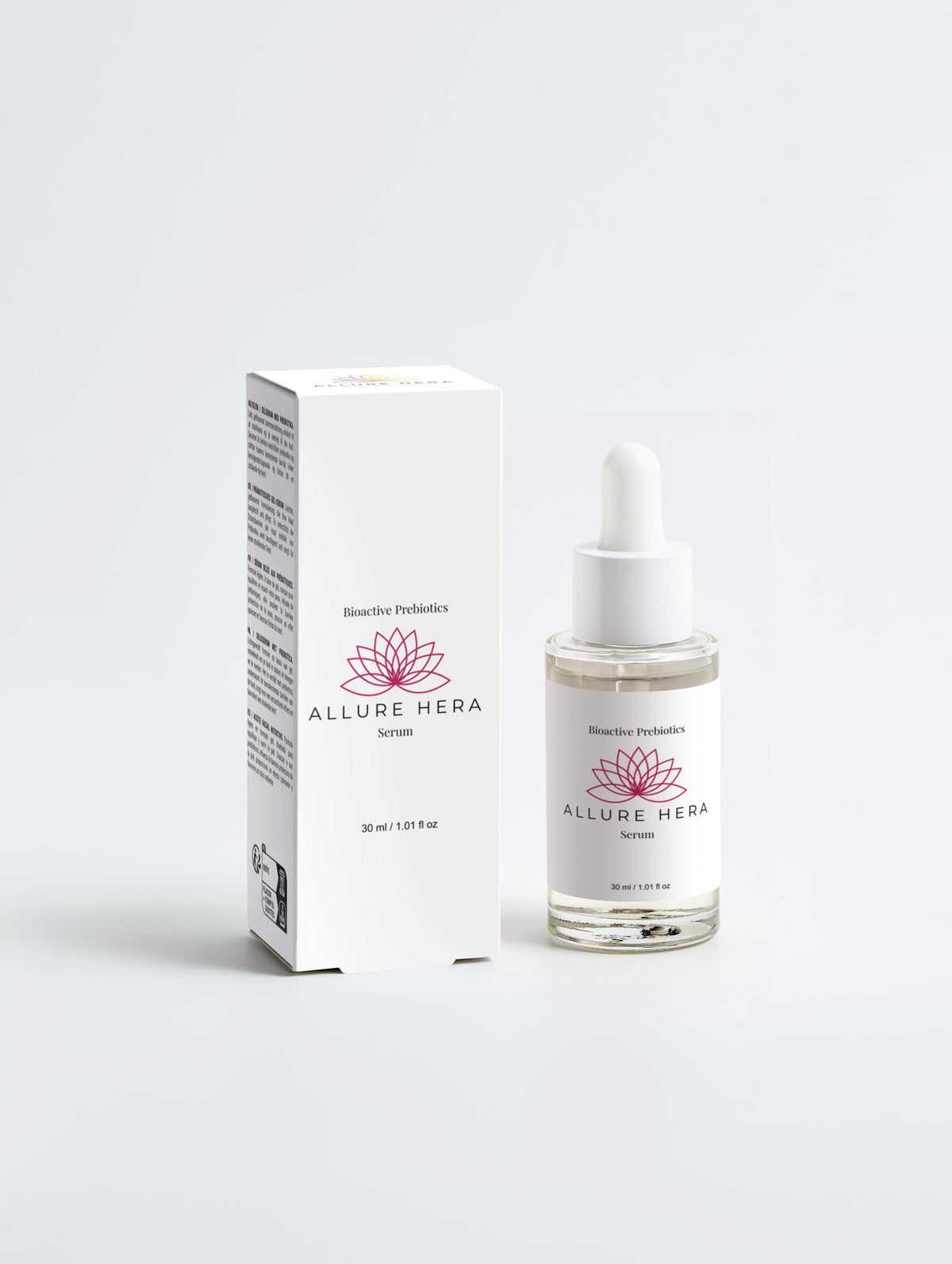 Ser cu Prebiotice – Bioactive Prebiotics Serum, 30 ml, cu 99% ingrediente naturale, 10% ingredinte organice.