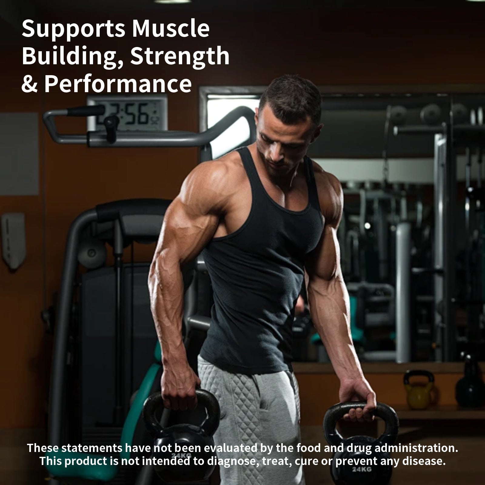 Pure Creatine Supplement – 90 Capsules Fitness Booster