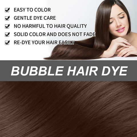 Șampon Colorant Hoegoa – Vopsea de Păr cu Spumă pentru Colorare Naturală și Revitalizare