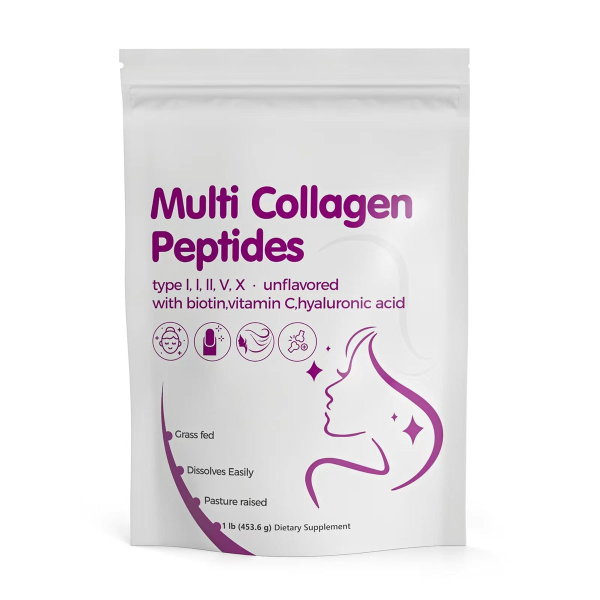 Pulbere de Colagen Multitip – Piele Strălucitoare, Articulații Sănătoase | Allure Hera