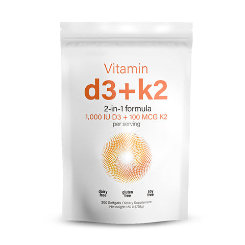Vitamina D3 + K2 în Capsule – Sănătatea Oaselor și Imunitate Puternică | Allure Hera