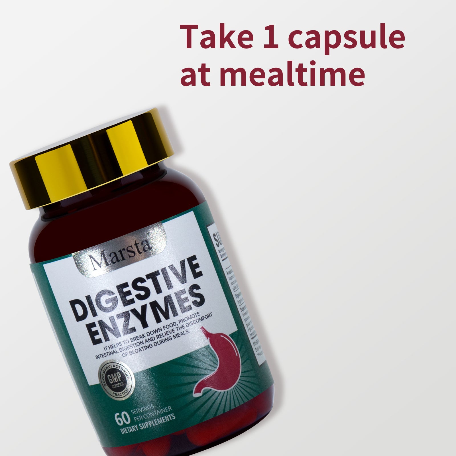 Digestive Enzyme Probiotic Capsules – Digestie Ușoară și Imunitate