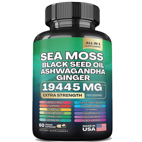 Sea Moss Shilajit Frozen Collagen Peptide – Reducerea Ridurilor și Frumusețe Naturală