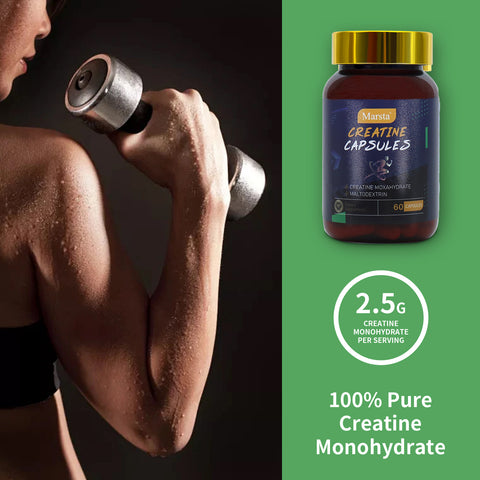 Pure Creatine Supplement – 90 Capsules Fitness Booster