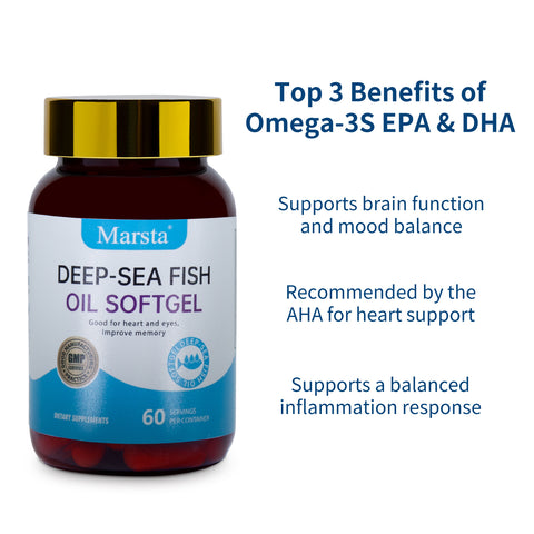 Deep Sea Fish Oil Capsules – High Concentration Omega-3