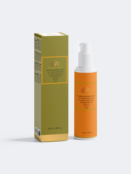 Spotless Glow Kojic Cream, 100% natural origin of total | 8% organic origin of total, 50 ml