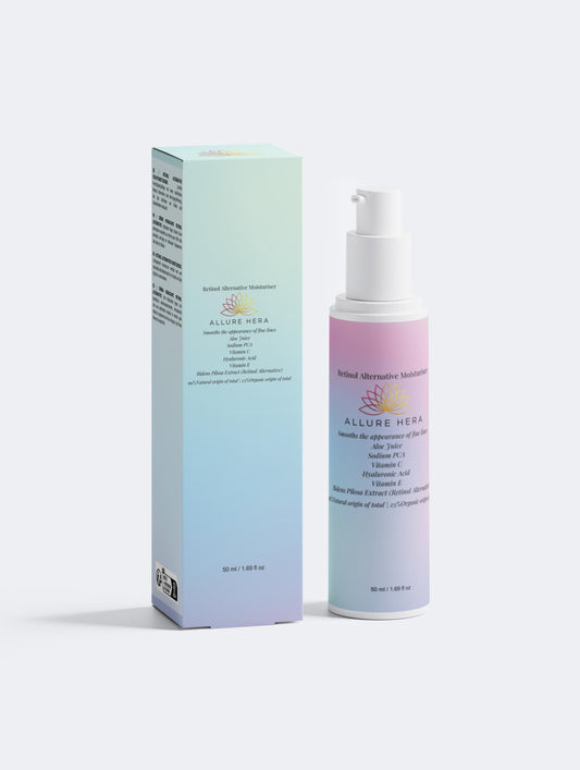 Retinol Alternative Moisturiser,  99% Natural origin of total | 23% of total ingredients from organic farming, 50 ml