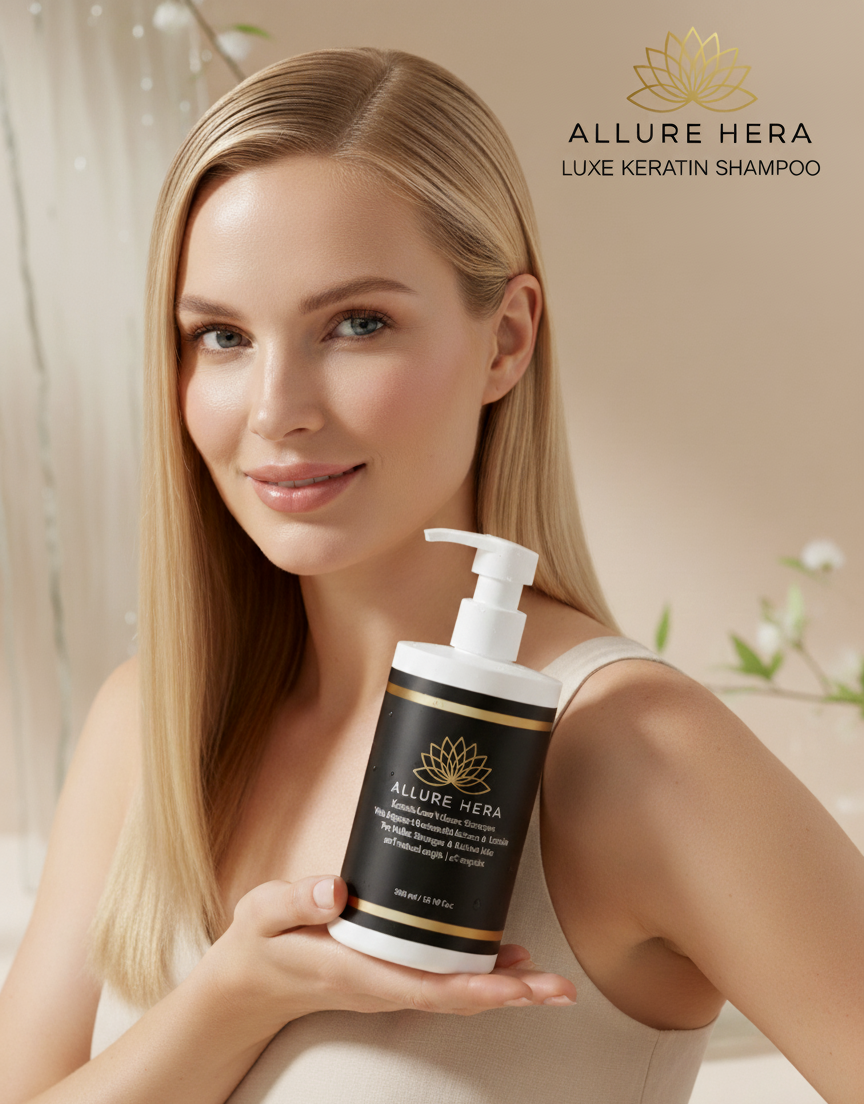 Keratin Volume Boost Shampoo – 99% natural,4% organic, 390 ml