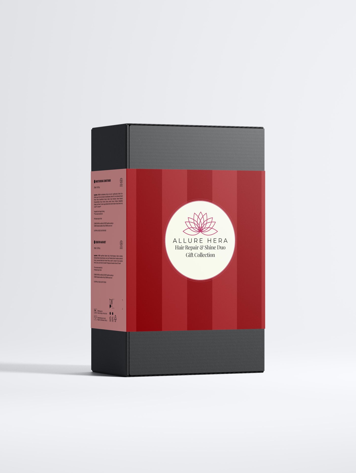 Gift box with 'Allure Hera' branding on a white background