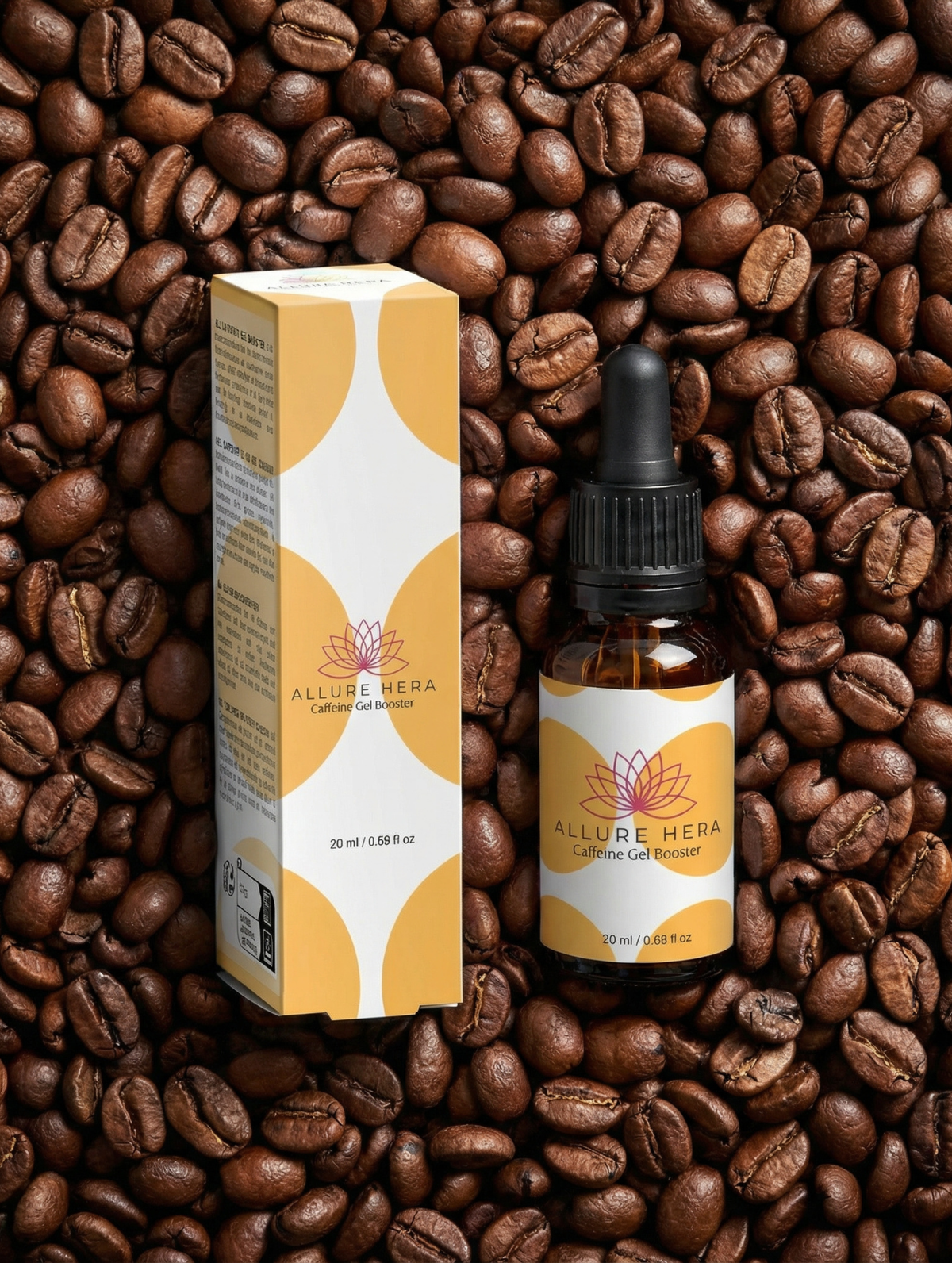 Booster cu gel cu cafeină, 20 ml