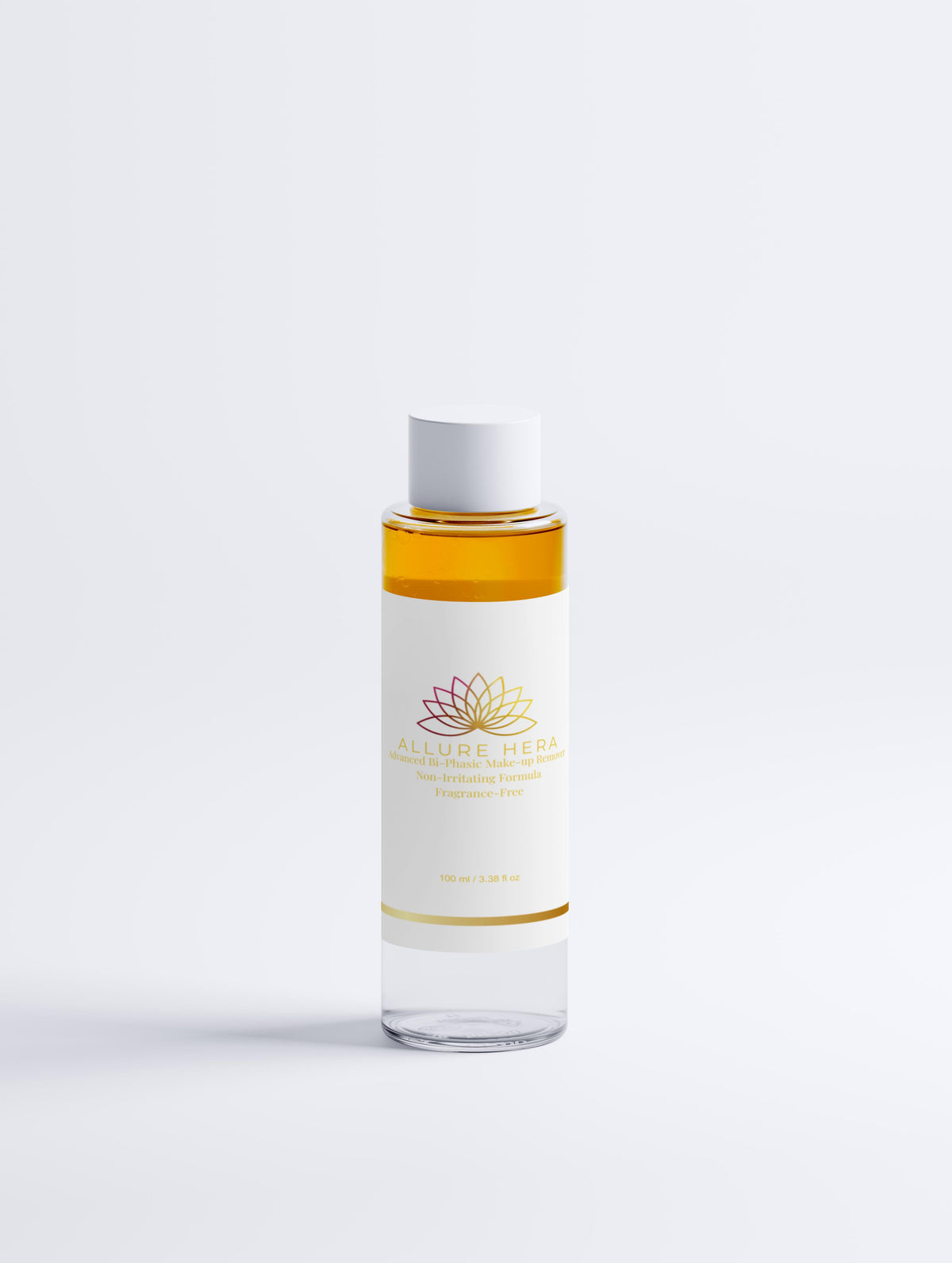 Bottle of Declure Herb skincare product on a white background