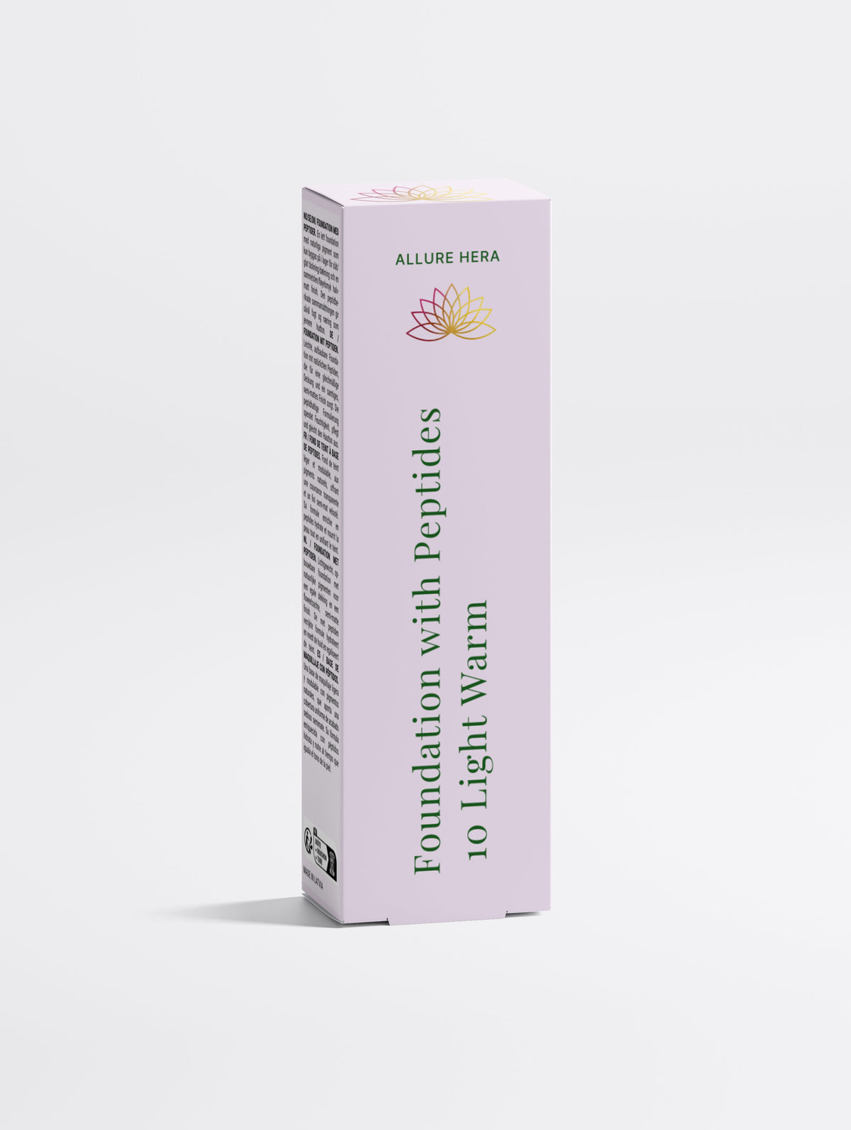Fond de ten ALLURE HERA cu peptide, 10 Light Warm, 30 ml