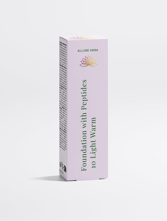 ALLURE HERA Foundation with Peptides, 10 Light Warm, 30 ml