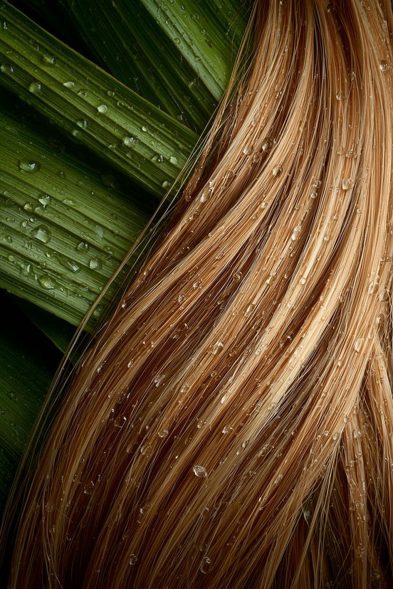 Șampon lucios, Vetiver verde afumat (Chrysopogon zizanioides), 400 ml