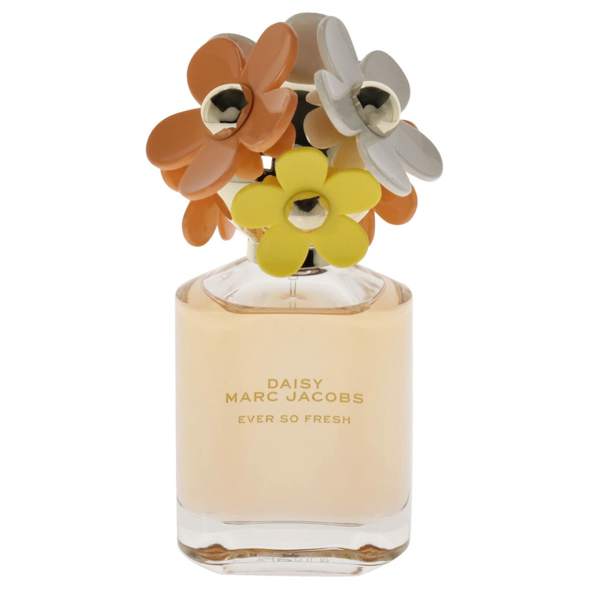 Marc Jacobs Daisy perfume bottle with floral design on a white background