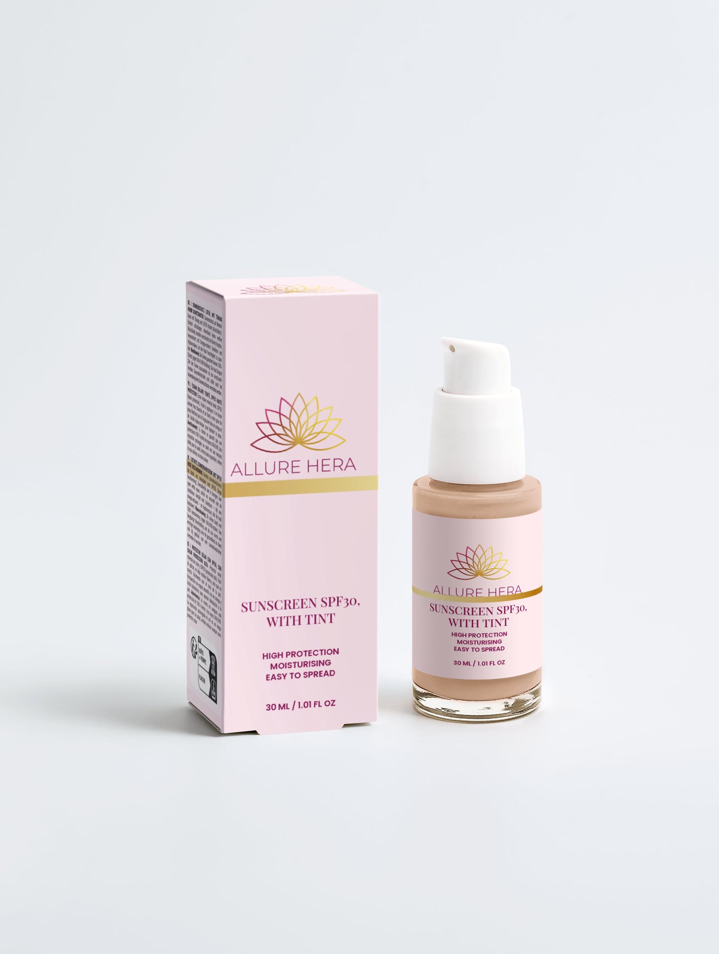 ALLURE HERA Sunscreen SPF30, with tint, 30 ml