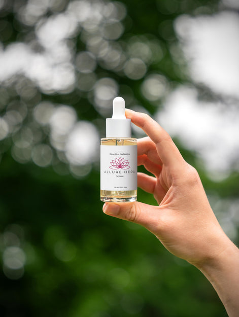 Ser cu Prebiotice – Bioactive Prebiotics Serum, 30 ml, cu 99% ingrediente naturale, 10% ingredinte organice.