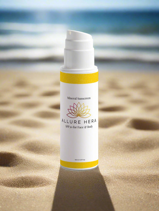 Cremă minerală de protecție solară SPF30 – pentru față și corp