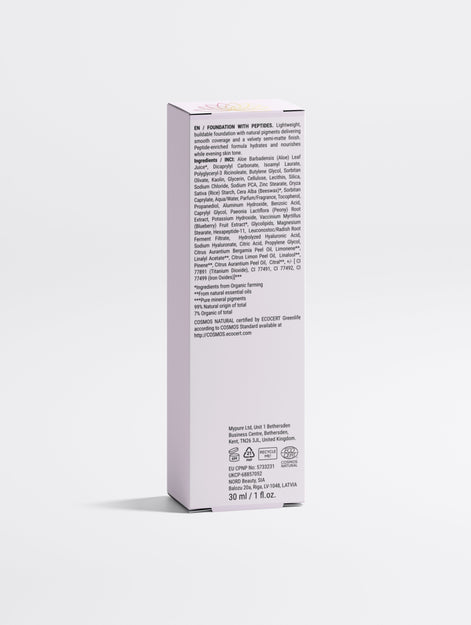 Fond de ten ALLURE HERA cu peptide, 10 Light Warm, 30 ml