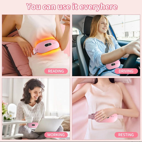 Pad electric încălzitor pentru femei - Confort instantaneu în perioada menstruației