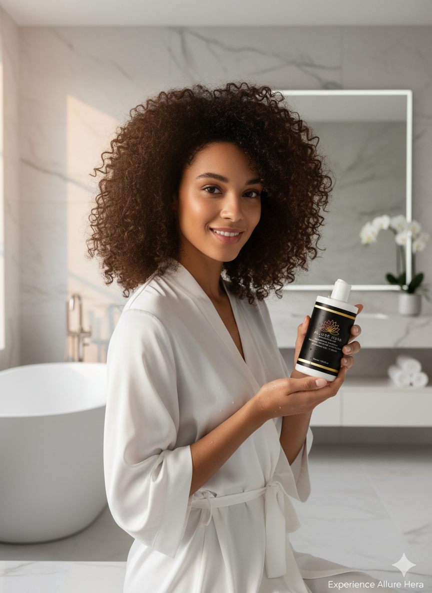 Balsam de păr cu keratină hidrolizată, cofeină, vitamina E și uleiuri vegetale organice. 