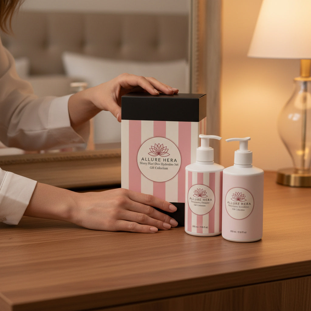Set cadou Duo pentru păr strălucitor - Hidratare