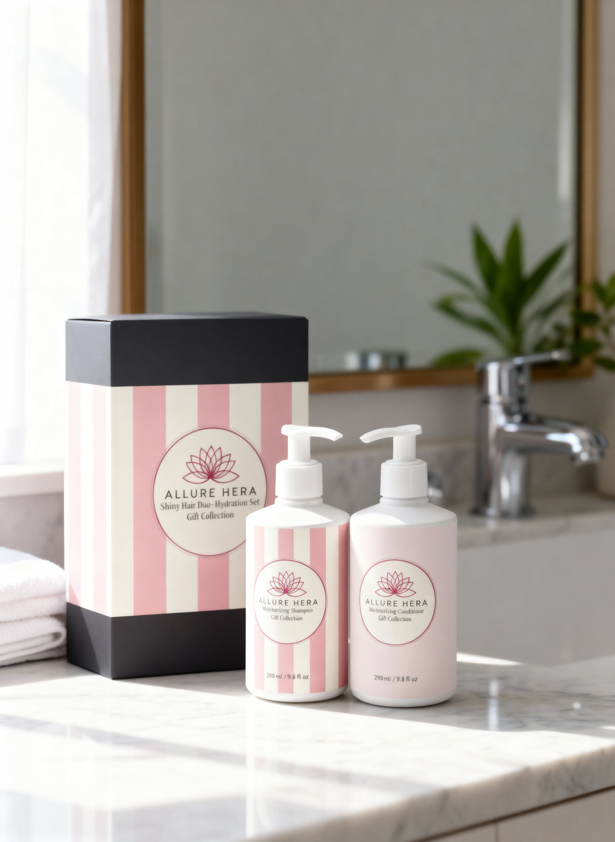Set cadou Duo pentru păr strălucitor - Hidratare