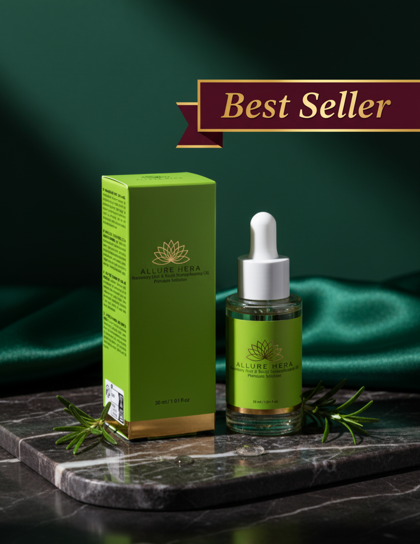 Rosemary Hair & Scalp Strengthening Oil, 100%natural, 69%organic, 30 ml